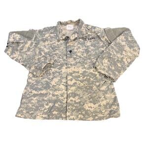 USED ARMY COAT ACU DIGITAL COMBAT UNIFORM SHIRT S 50/50 MATERIAL UCP JACKET TOP